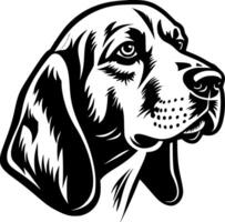 Beagle, Minimalist and Simple Silhouette - illustration vector