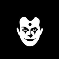 Clown, Minimalist and Simple Silhouette - illustration vector