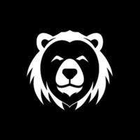 Bear, Minimalist and Simple Silhouette - illustration vector