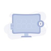 Chanel TV Empty UI Illustration vector