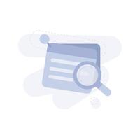 Reminder List Not Found UI Illustration vector