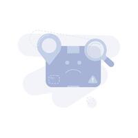 Delivery Service Not Found UI Illustration vector
