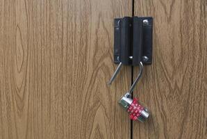 lock with dial, open photo