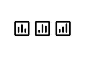 Chart set. icon design. vector
