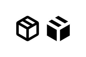 Paper box. icon design. vector