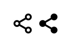 Share button. icon design. vector