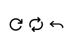 Refresh. icon design. vector