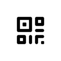 QR code. icon design. vector