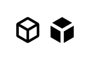 Cube. icon design. vector