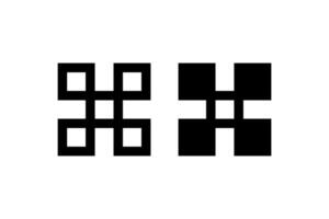 Command button. icon. vector