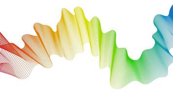 Abstract backdrop with wave gradient lines vector