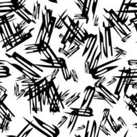 Seamless pattern with sketch squiggle vector