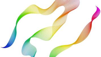Abstract backdrop with wave gradient lines vector