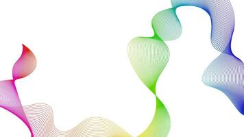 Abstract backdrop with wave gradient lines vector