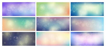 Abstract background with blur bokeh light effect vector