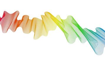 Abstract backdrop with wave gradient lines vector