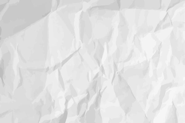 White clean crumpled paper