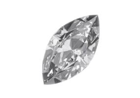 Diamond with on transparent background png