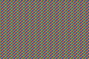a colorful pattern of squares on a blue background vector