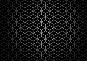 Geometric hexagon pattern on with background vector