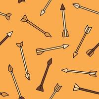 Bunch of Arrow Seamless Pattern illustration Design vector