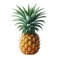 Pineapple on transparent background png
