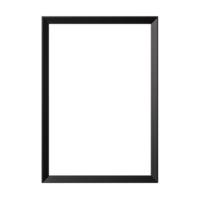 Black frame without background png
