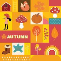 summer background with geometric style.illustration for square seamless pattern design vector