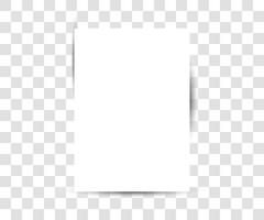 Paper sheet on background, illustration. vector