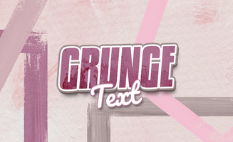 Retro Text Effect psd