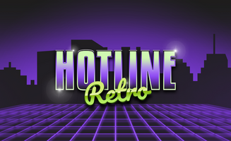 Synthwave Retro Text Effect psd