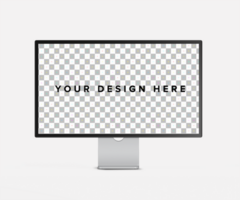 Computer Screen and Studio Display Mockup psd
