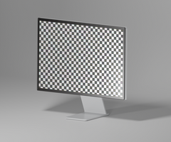 Computer Screen Display Mockup Design psd
