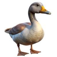 3D Render of a Goose png
