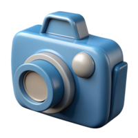3D Render of a Camera Icon png