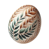 Easter Egg With Creeper Pattern on transperant background png