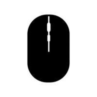 Flat design computer mouse icon. vector