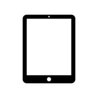 Flat design tablet icon. vector
