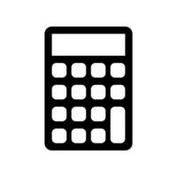 Flat design calculator icon. vector