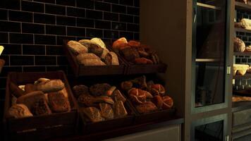 Bustling Bakery Bursting With Freshly Baked Goods video