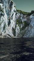 View of the Atlantic Ocean and the cliffs video