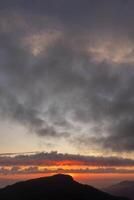 scenics nature and the beautiful colors of the evening sky provide a beautiful and peaceful backdrop to the sky. Simple sky background with copy space for text. photo