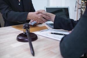 The businessman offered cash to prosecutors as a bribe to help change the verdict in the case, knowing that bribery is a serious and illegal crime. The concept of bribing government officials photo