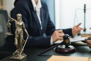 statue of god Themis Lady Justice is used as symbol of justice within law firm to demonstrate truthfulness of facts and power to judge without prejudice. Themis Lady Justice is of justice photo