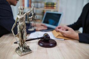 statue of god Themis Lady Justice is used as symbol of justice within law firm to demonstrate truthfulness of facts and power to judge without prejudice. Themis Lady Justice is of justice photo