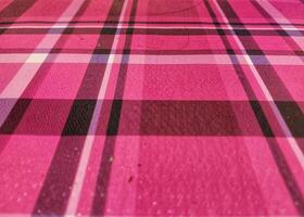 Red checkered tablecloth background. Great for adding creative design elements. photo