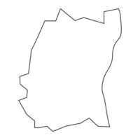 Anse Etoile district map, administrative division of Seychelles. illustration. vector