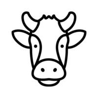 Take a look at this creative icon of cow face in editable style vector