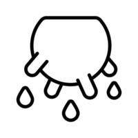 An icon of cow udders, symbolizing dairy farming, milk production, and agriculture practices. vector