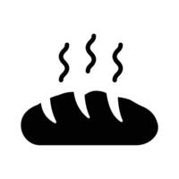 Loaf bread icon design, baguette bread in trendy style vector